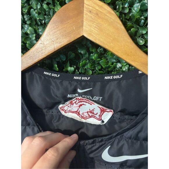 Nike Golf Men’s Aeroloft Vest Sz Small Arkansas Razorbacks - Picture 3 of 5